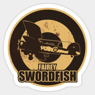 Fairey Swordfish (distressed) Sticker